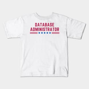 American Database Administrator Kids T-Shirt